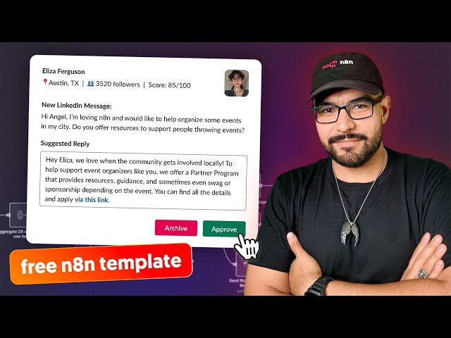 Auto-Reply to LinkedIn DMs with Human Review