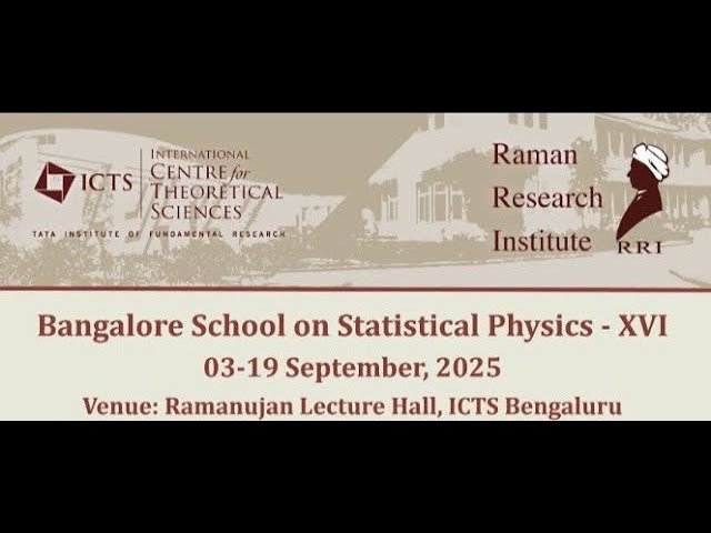 Statistical Physics of Ecosystems - Lecture 2