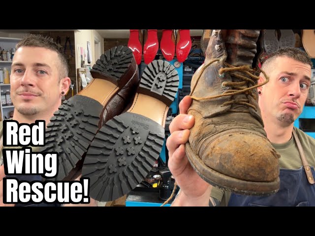 Rescuing 50 Year Old Red Wing Iron Rangers - Vintage Shoe Repair