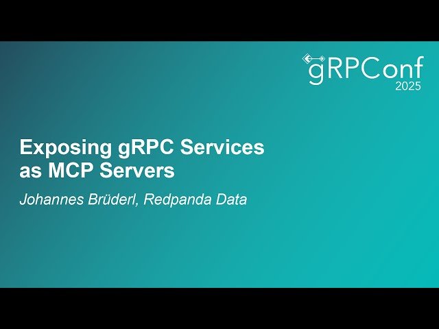 Exposing gRPC Services as MCP Servers