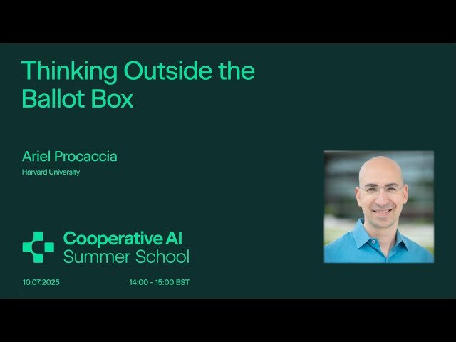 Thinking Outside the Ballot Box