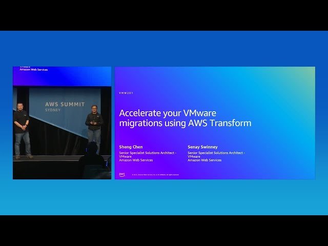 Accelerate VMware Migrations Using AWS Transform