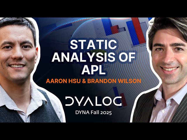 Static Analysis of APL for Tooling and Compliance