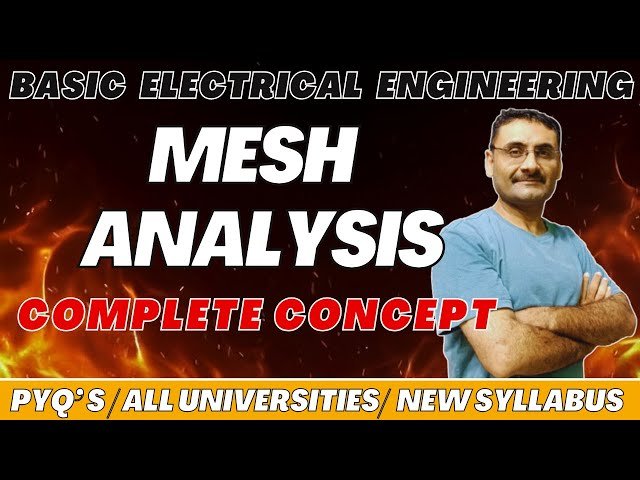 Mesh Analysis - Concept and Problems in DC Circuits