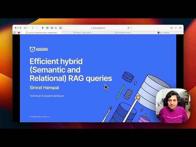Building Efficient Hybrid Context Query for LLM Grounding