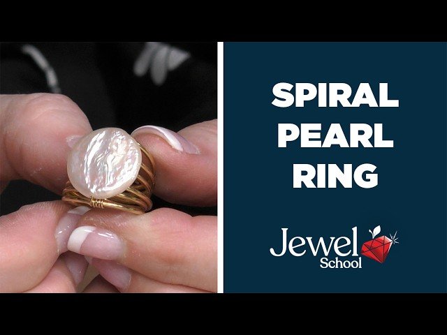 Spiral Pearl Ring Tutorial