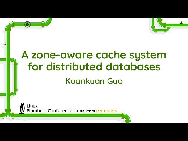 A Zone-Aware Cache System for Distributed Databases