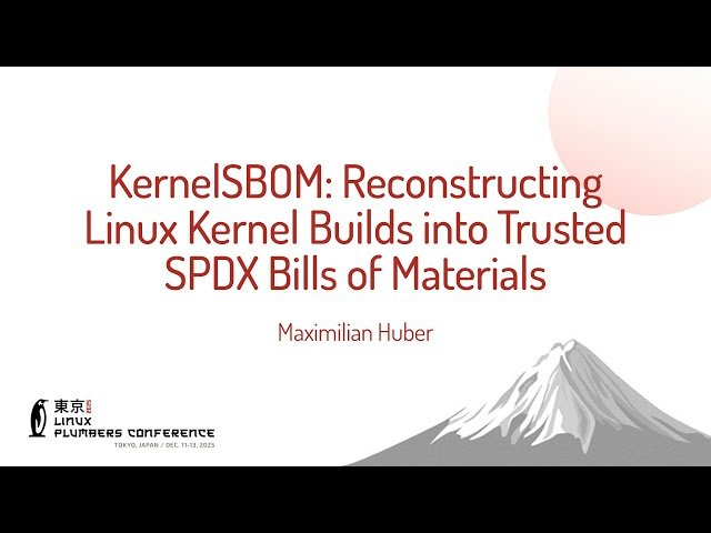 KernelSBOM - Reconstructing Linux Kernel Builds into Trusted SPDX Bills of Materials
