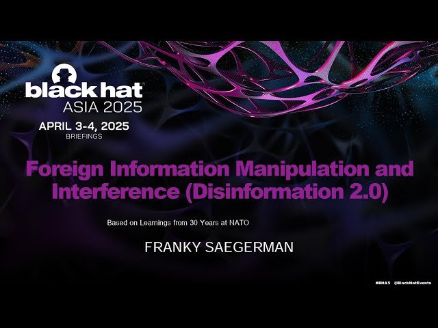 Foreign Information Manipulation and Interference - Disinformation 2.0