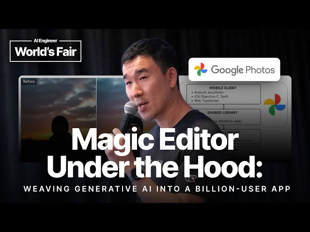Google Photos Magic Editor - GenAI Under the Hood of a Billion-User App