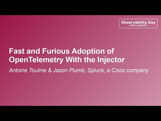 Fast and Furious Adoption of OpenTelemetry With the Injector