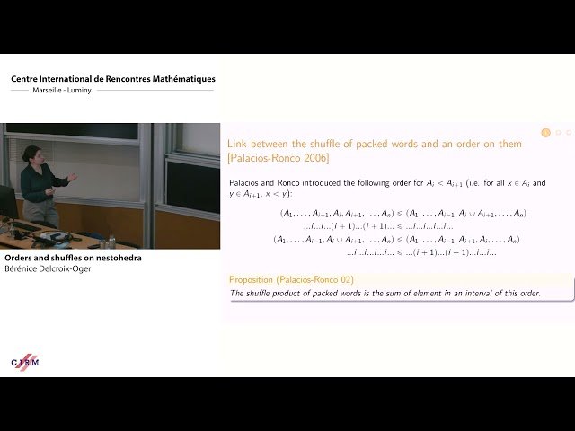 Orders and Shuffles on Nestohedra