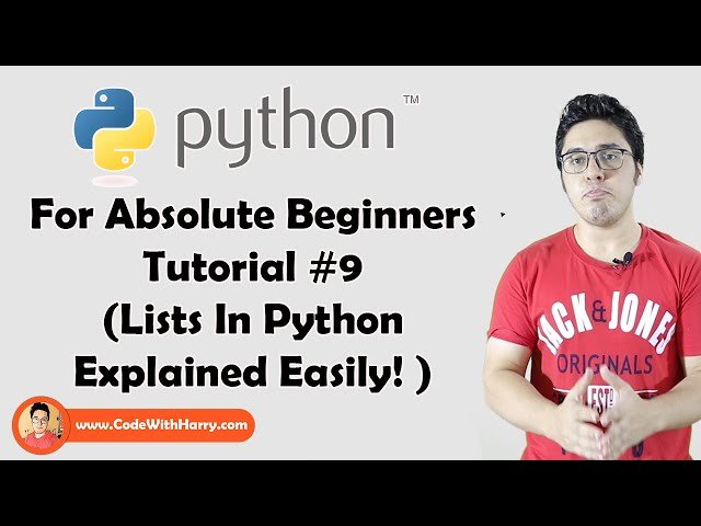 Free Video: Python Lists and List Functions - Tutorial 9 from ...
