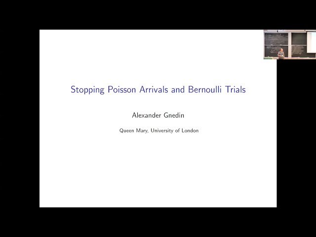 Stopping Poisson Arrivals and Bernoulli Trials