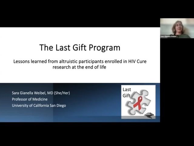 The Last Gift Program: Lessons Learned from Altruistic Participants Enrolled in HIV Cure Research
