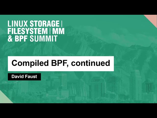 Compiled BPF - Continued