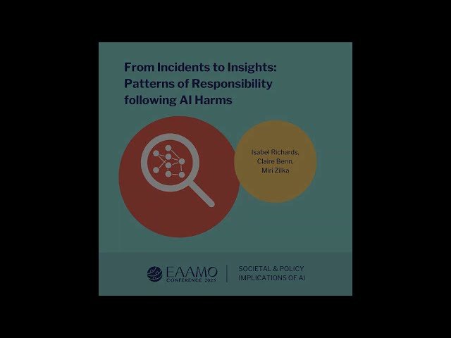 From Incidents to Insights - Patterns of Responsibility Following AI Harm