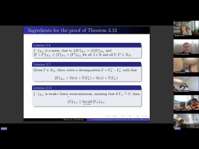 A Novel Mathematical Formulation of Density Functional Theory