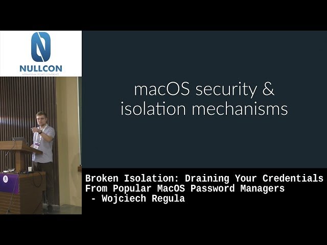 Draining Your Credentials From Popular MacOS Password Managers