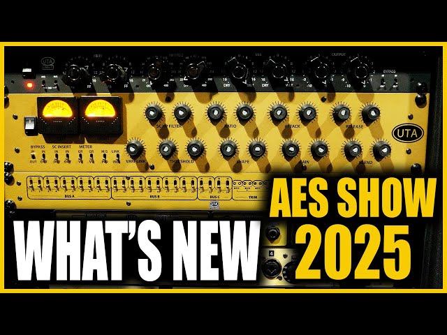 What's New at AES 2025 - Tape, Tech and Timeless Sound