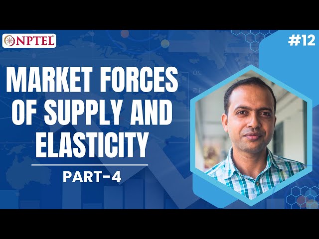 Market Forces of Supply and Elasticity: Principles of Economics - Part 4