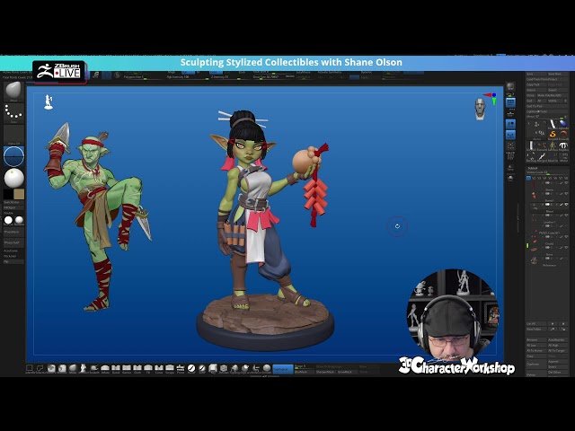 Goblin Monk - Stylized ZBrush Sculpt Part 1