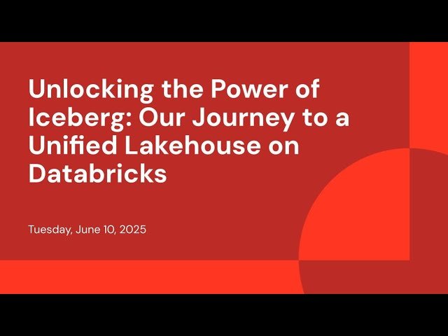 Unlocking the Power of Iceberg - Our Journey to a Unified Lakehouse on Databricks