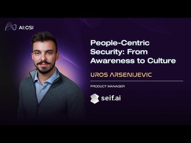 People-Centric Security: From Awareness to Culture