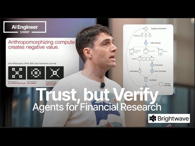 Trust, but Verify - Knowledge Agents for Finance Workflows