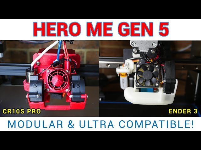Hero Me Gen 5 - The Ultimate Part Cooling Fan Duct for Creality 3D Printers