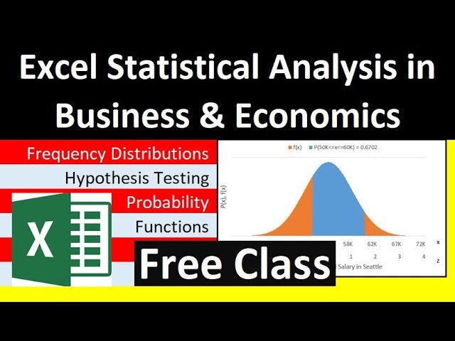 Excel for Statistical Analysis in Business and Economics