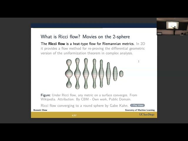 Ricci Flow as a Test for AI