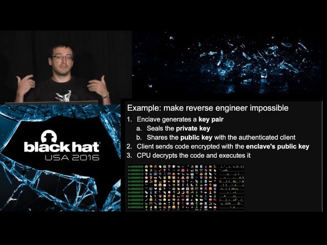 SGX Secure Enclaves in Practice - Security and Crypto Review