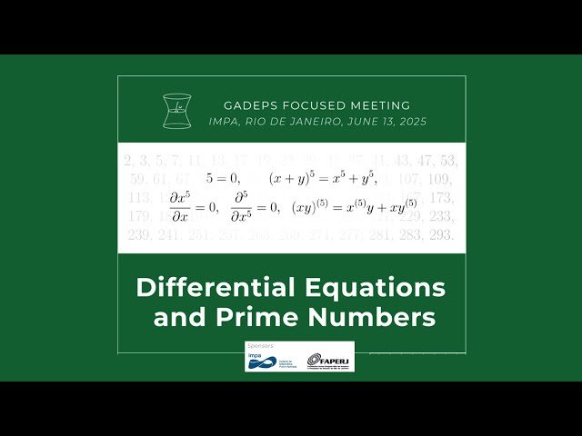 Differential Equations and Prime Numbers - Differential Equations Modulo Powers of Primes