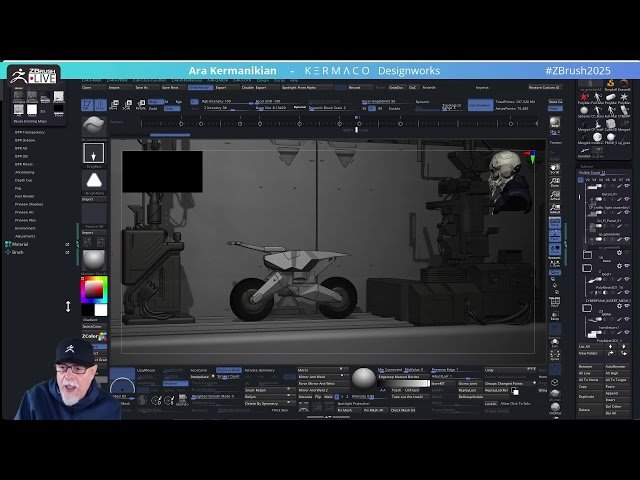 ZBrush Hard Surface and Character Design - Episode 6