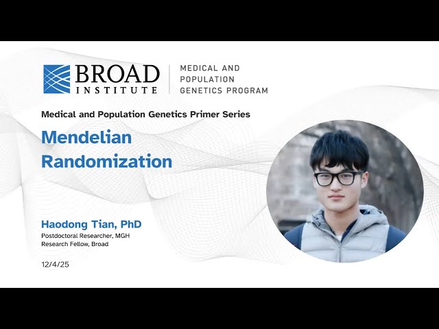 Mendelian Randomization - MPG Primer 2025