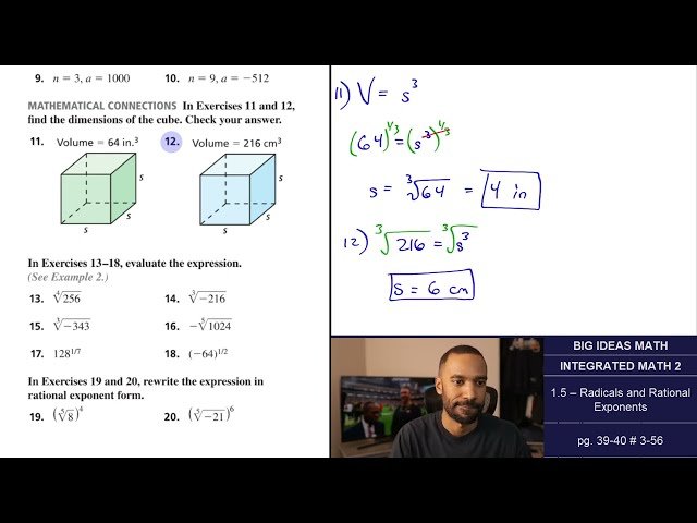 Radical and Rational Exponents - Section 1.5