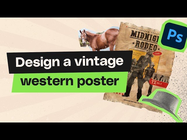 Design a Vintage Western Poster - Photoshop Tutorial