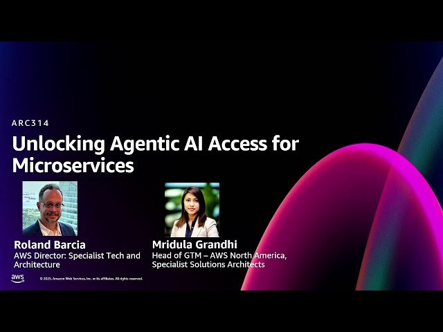 Unlocking Agentic AI Access for Microservices - ARC314