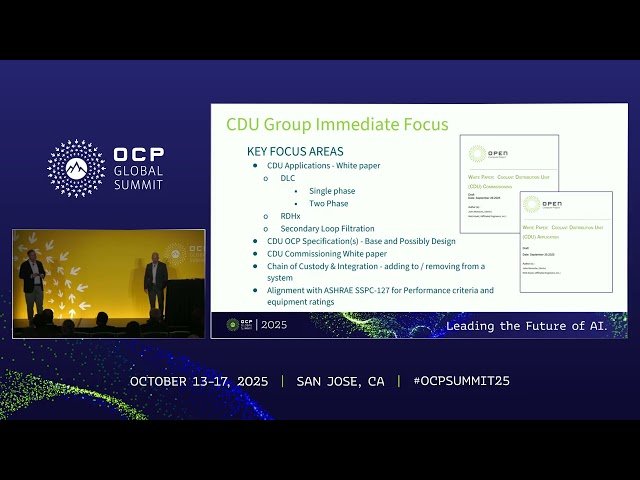 Advanced Cooling Environments ACF to Coolant Distribution Unit CDU Transition