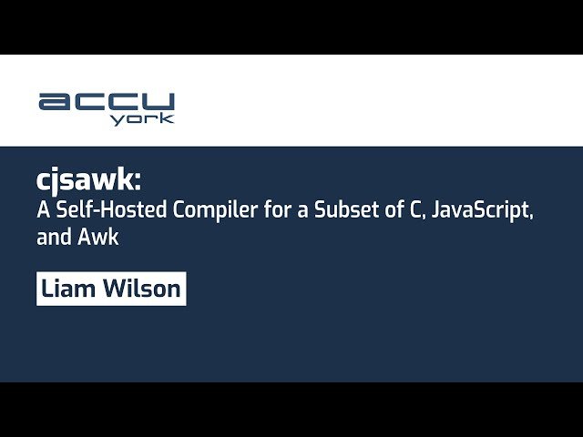 How I Built cjsawk - A New C Compiler for Any Platform