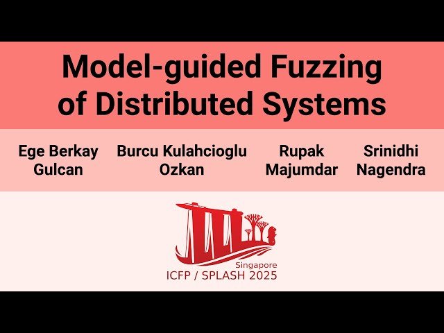 Model-Guided Fuzzing of Distributed Systems