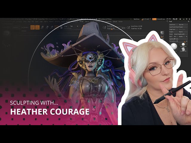 Stylized Character Sculpting with Heather