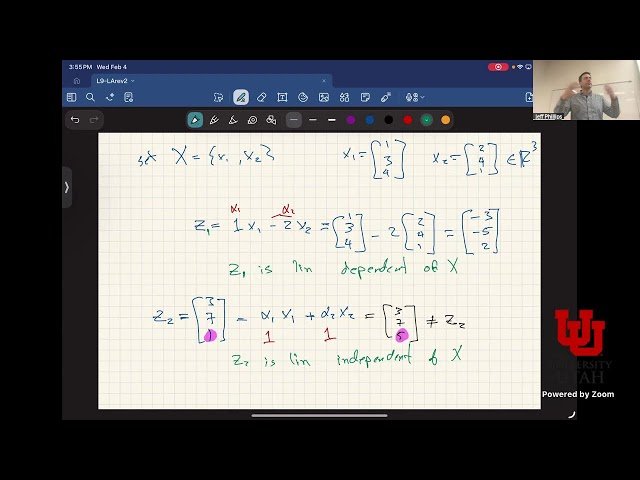 Linear Algebra Review - Norms and Linear Independence - Lecture 9