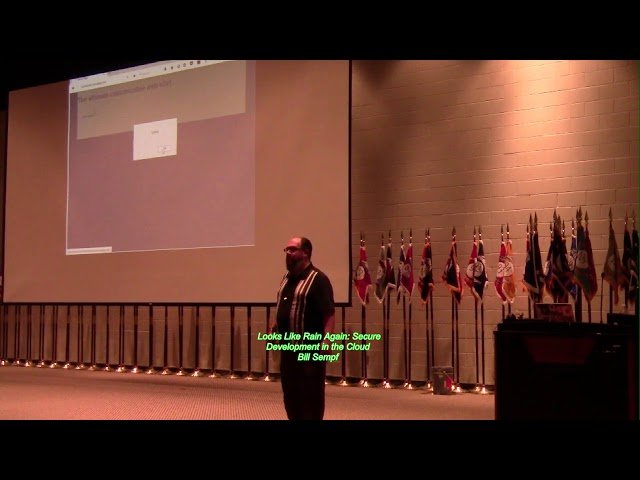 Looks Like Rain Again - Secure Development in the Cloud