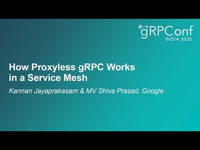 How Proxyless gRPC Works in a Service Mesh