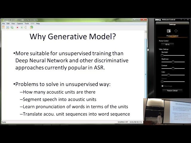 Unsupervised ASR Framework and Bayesian Generative Modeling Approach