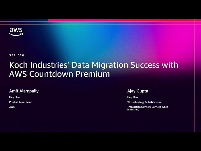 Koch Industries' Data Migration Success with AWS Countdown Premium