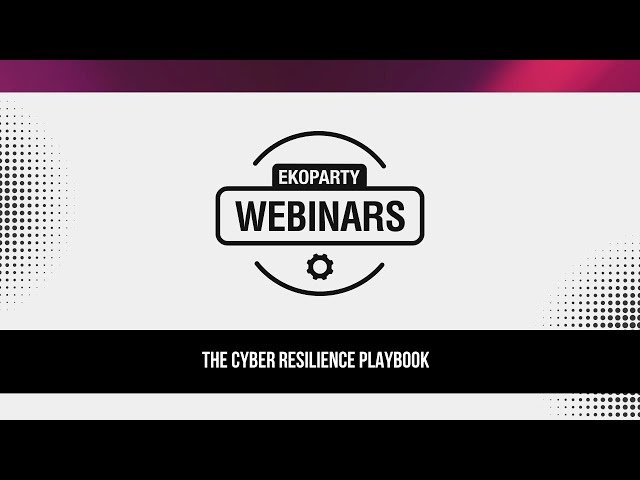 The Cyber Resilience Playbook