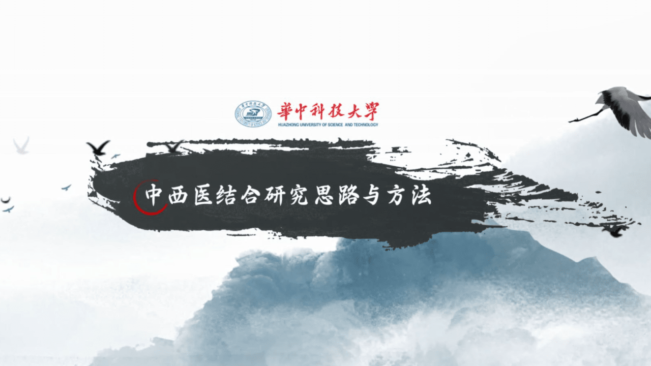 中西医结合研究思路与方法